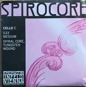 Thomastik Spirocore Cello String Tungsten C S33ST Heavy