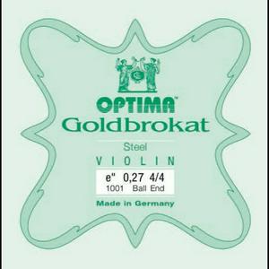 Optima Violin String E Goldbrokat Ballend Steel 27 Strong