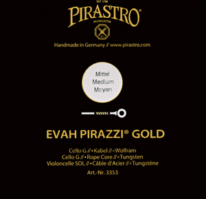 Pirastro Evah Pirazzi Gold Cello String G Medium