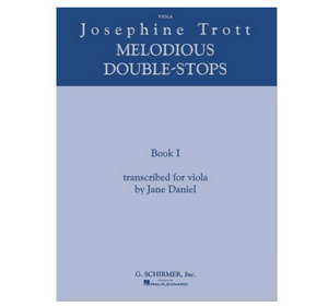 Trott Melodious Double Stops Book 1 Transcribed for viola by Jane Daniel