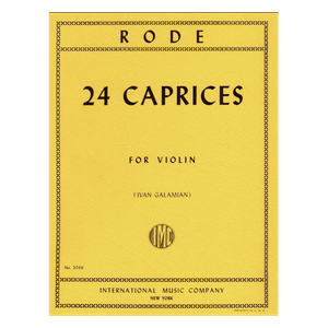 Rode 24 Caprices for Violin International