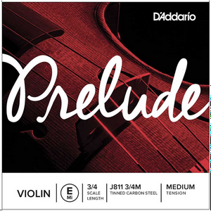 D'Addario Violin String Prelude E 3/4